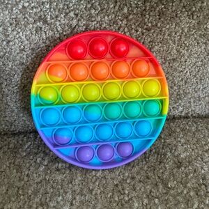 Rainbow pop it fidget toy